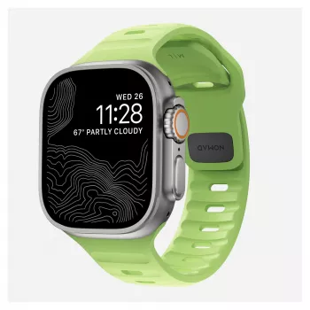 Nomad Sport Band Light Green Rubber – 21,5 mm, 160–195 mm