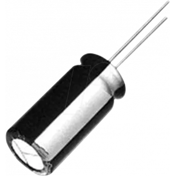 PANASONIC FC-A 3,3M 35 - Elektrolitinis kondensatorius, radialus, 3,3 mF, 35 V, RM 7,5, 105°C, 5000 h, ±20% (EEU-FC1V332)