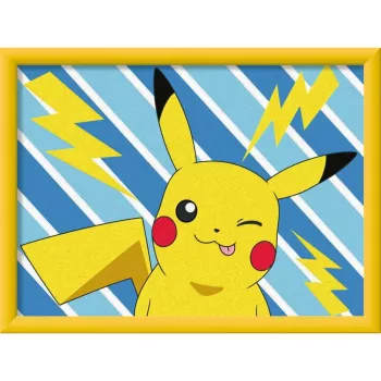 Ravensburger CreArt — Cheeky Pikachu (25557) piešimo pagal skaičius rinkinys