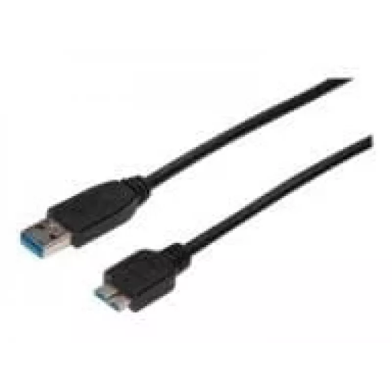 ASSMANN SuperSpeed USB 3.0 laidas, USB A kištukas Micro USB B kištukas, Cu AWG 28, 2x ekranuotas, ilgis 1,0 m (AK-300116-010-S)