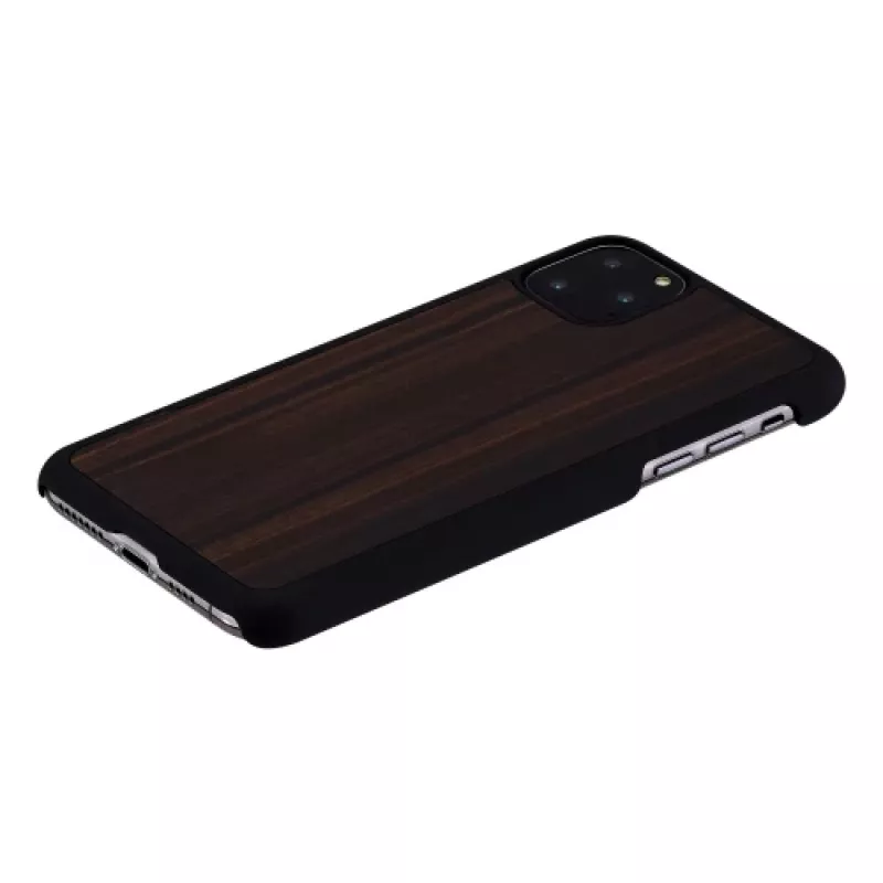Dėklas iPhone 11 Pro Max, man and wood, juodas ebonitas