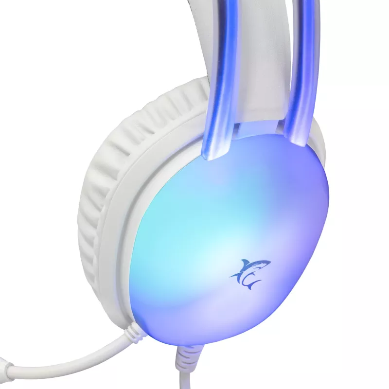 Ausinės White Shark GH-2444 Peacock-2 Baltos