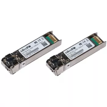 MikroTik XS+2733LC15D BiDi SFP/SFP+/SFP28 modulių rinkinys 25 Gbit/s LC 1330 nm 15 km