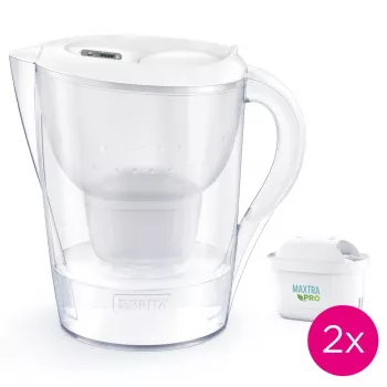 Vandens filtro ąsotis BRITA Marella XL 3,5 l su 2 Maxtra+ Pro kasetėmis