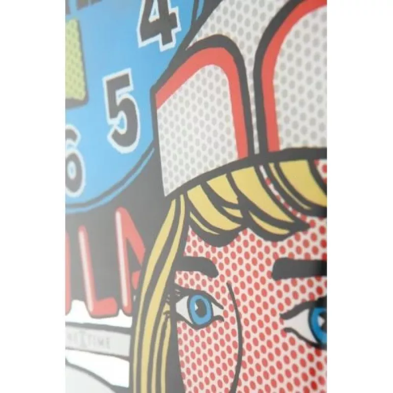 NeXtime klok 8167 Delux Diner sieninis laikrodis, 43x43 cm, įvairiaspalvis