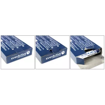 Vienkartinė šarminė baterija everActive LR0310PAK AAA 1.5V 1250mAh pakuotė po 10 vnt.
