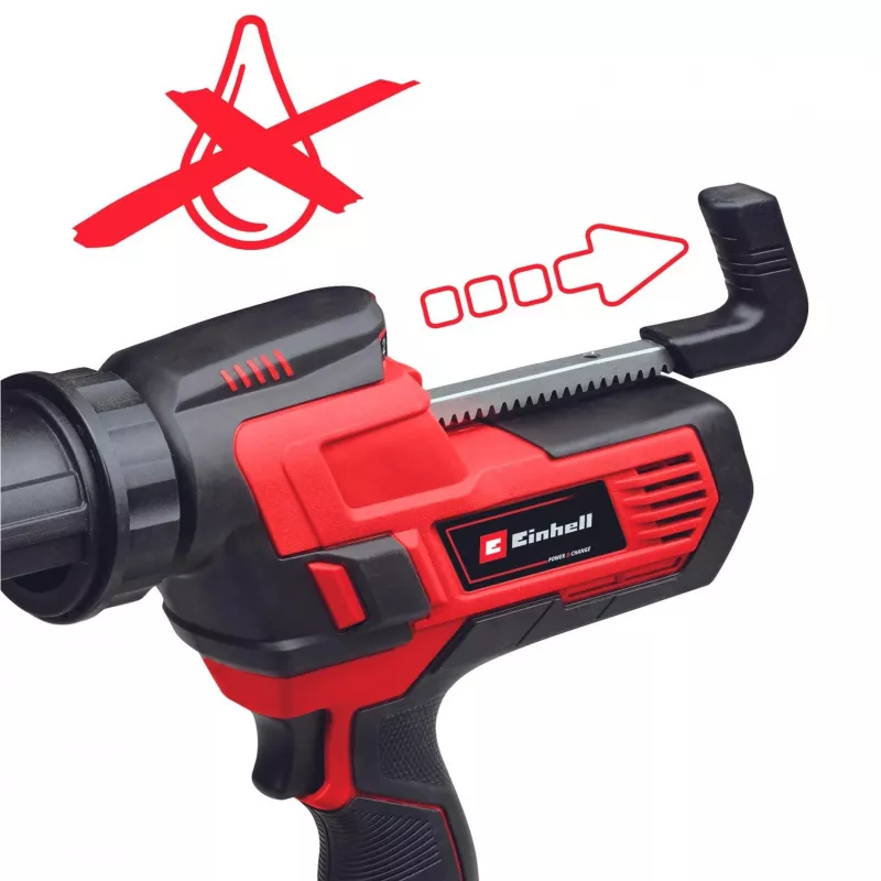 Einhell TE-SG 18/10 Li - Solo akumuliatorinis silikono pistoletas