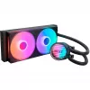 Skystas CPU aušintuvas NZXT Kraken Core RGB 240 – All-in-One 240 mm radiatorius, RGB apšvietimas, juodas