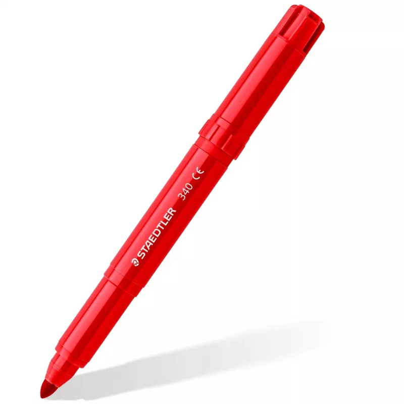Markeris Staedtler Noris Jumbo 6 vnt. plaunami netoksiški — stora antgalis, vaikams saugūs markeriai