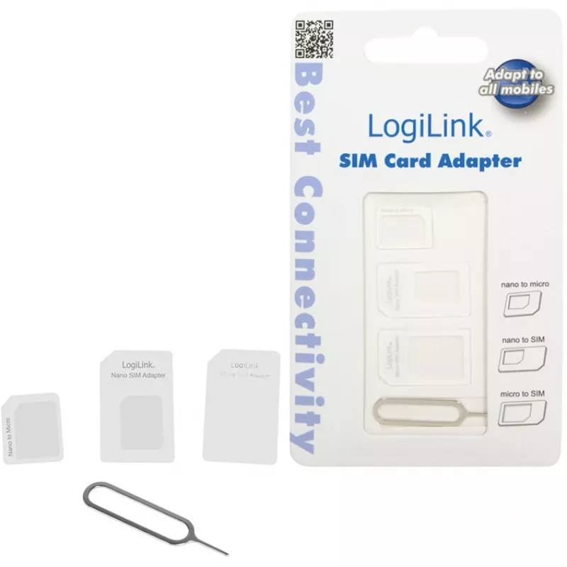 SIM kortelių adapterių rinkinys LogiLink AA0047