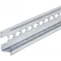 Rack bėgelis Rittal 4933.000, plieninis, sidabrinis, gylis 455 mm, pakuotėje 6 vnt.