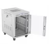 Laisvai pastatomas serverio spintos korpusas LANBERG FF01-6815-12SL 15U, 600×800×922 mm, 1200 kg, IP20, pilkas