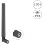 Kryptinė antena DELOCK 5G LTE GNSS WiFi 6 SMA kištukas 0.9–4.1 dBi 183 mm su pasukamu jungtimi