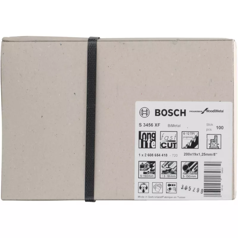 Pjūklelio geležtė Bosch S 3456 XF bimetalinė 20 cm 1 vnt.