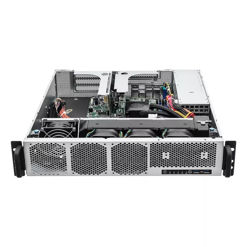 ASRock Barebone Server 2U vieno lizdo AM5 2U1G-B650/AQUA - Barebone - AMD Socket AM5 (Ryzen Zen4)
