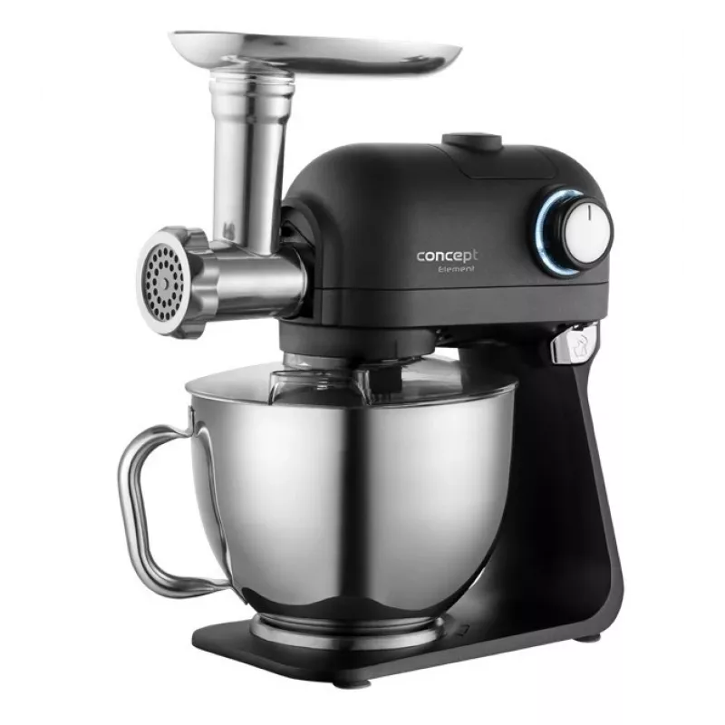 Planetinis maišytuvas Concept RM8000 - 1200 W virtuvės kombainas, juodas