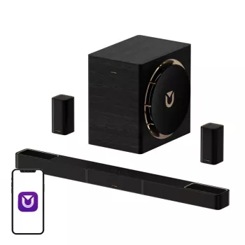 Ultimea Skywave X70 garso juosta su 7.1.4 kanalais, Dolby Atmos ir 10 inch belaidžiu žemų dažnių garsiakalbiu (modelis U442A)