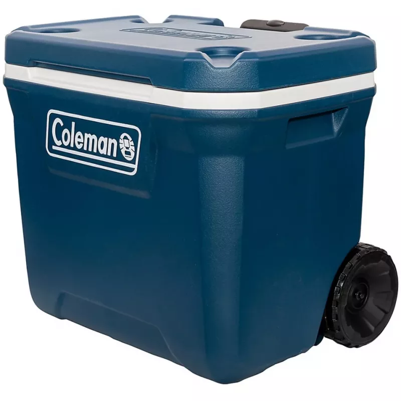 Coleman 50QT Xtreme ratukinis aušintuvas, mėlynas, plastikas, poliuretanas (PU), juodas, 47 l, 113 kg