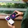 Termovizinė kamera FLIR C3-X juoda, 1800 mAh, vanadžio oksido neaušinama matricų masyva, įmontuotas ekranas 128 × 96 pikselių, LCD 640 × 480 pikselių