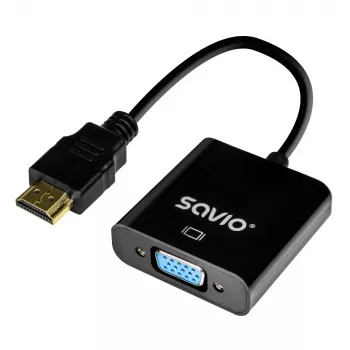 Savio adapteris HDMI-VGA AK-75