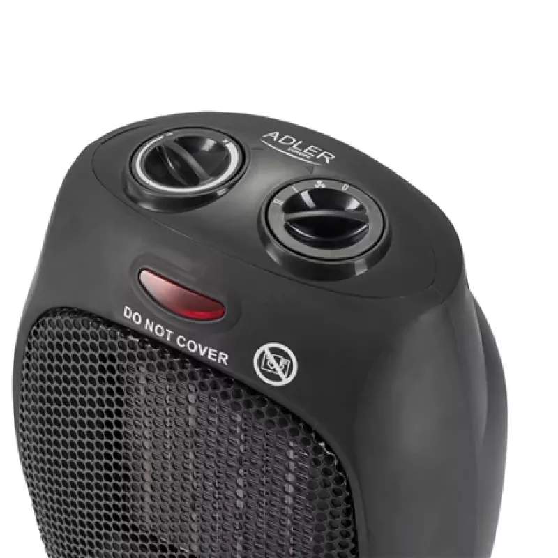 Adler AD 7702 elektrinis ventiliatorinis šildytuvas, nerūdijantis plienas, 1500 W
