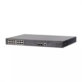 Dahua Technology PoE DH-PFS4218-16GT-240 tinklo jungiklis Valdomas Gigabit Ethernet (10/100/1000) Power over Ethernet (PoE) Juoda