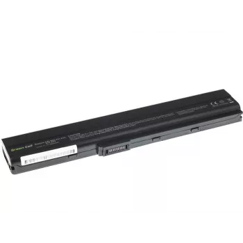 Baterija Green Cell AS02, skirta ASUS K52 serijai – Li‑Ion 4400 mAh, 11,1 V, 6 elementų, juoda