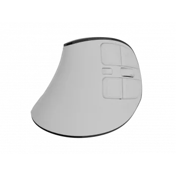 Belaidė vertikali pelė NATEC Euphonie Pro Bluetooth 5.0, 4000 DPI, programuojama, tyli, balta