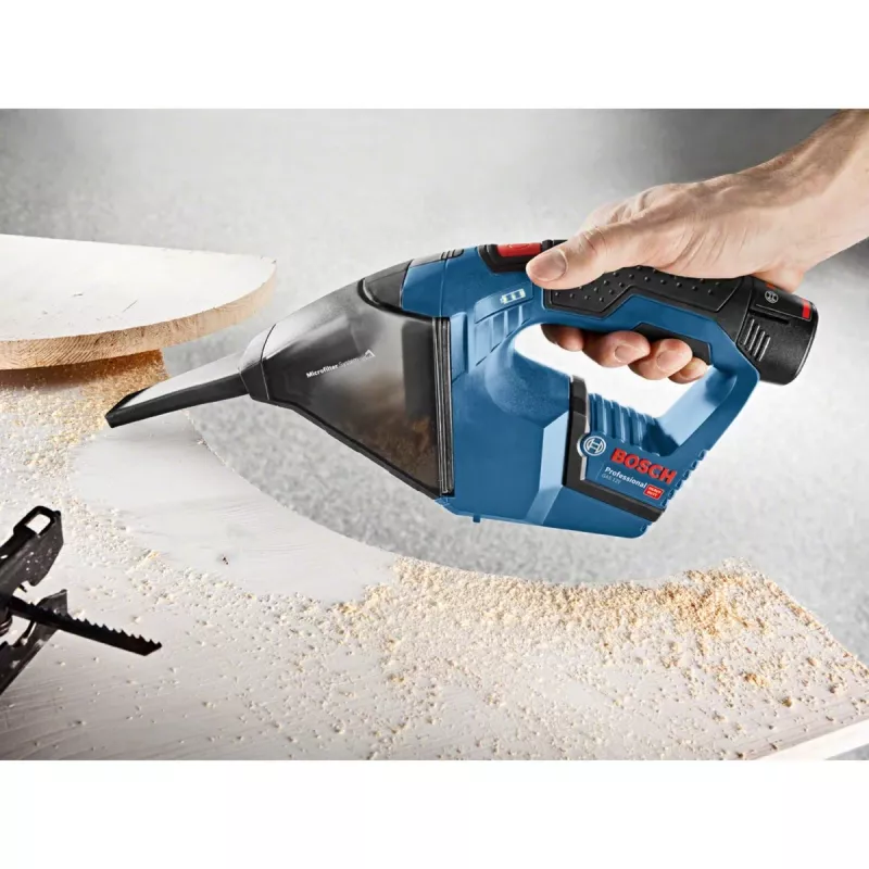 Bosch GAS 10,8 V-LI nešiojamasis dulkių siurblys