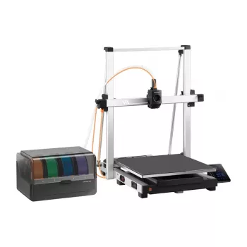3D spausdintuvas AnyCubic Kobra 3 Max Combo — darbinis laukas 420×420×500 mm, PETG/PLA, maks. antgalis 300°C, platforma 90°C, Wi-Fi
