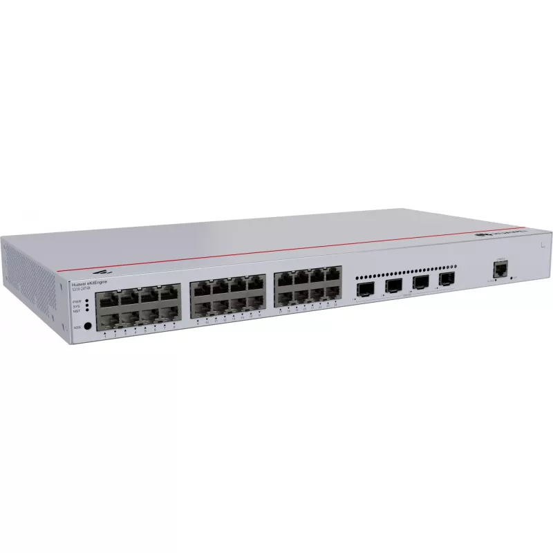 Jungiklis Huawei S310-24T4X Gigabit Ethernet 24 prievadai 1U pilka