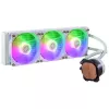 Skysčio aušinimo rinkinys Cooler Master MasterLiquid 360L Core ARGB White 12 cm ventiliatoriai