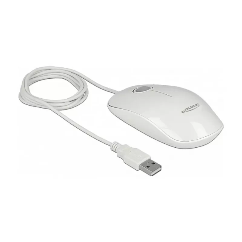 Pelė DeLOCK 12537 USB-A optinė 1200 DPI