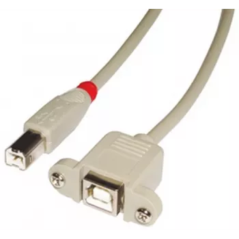 Lindy 31801 USB kabelis USB 2.0 1 m USB B pilkas
