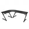Kampinis stalas Huzaro Hero 7.0 Black – karboninis stalviršis 1540×1170×725 mm, aliumininis rėmas
