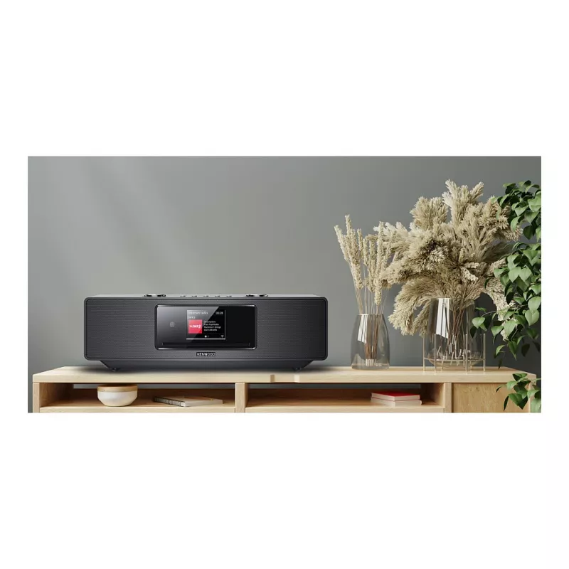 JVC Kenwood Electronics CR-ST700SCD-B – Internetinis radijo imtuvas, DAB+, FM, 43 W
