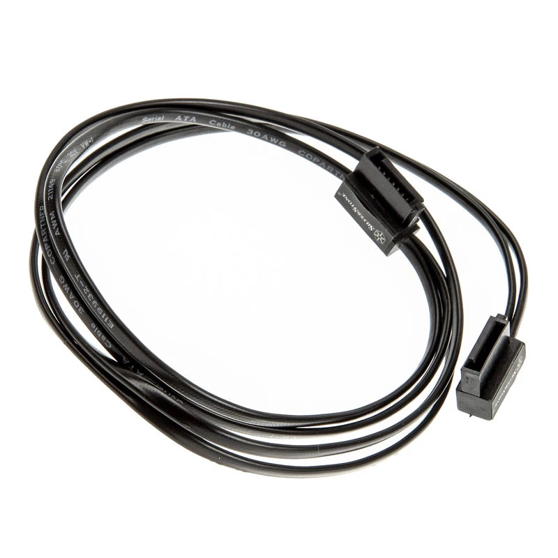 SilverStone SST-CP11B Super žemo profilio SATA kabelis - 50 cm, juodas