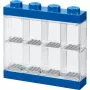 Vitrina LEGO minifigūroms Room Copenhagen mėlyna (mėlyna/permatoma)