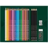 Faber-Castell Polychromos & Pitt Graphite Matt rinkinys piešimui, mišrių spalvų (23 vnt.)