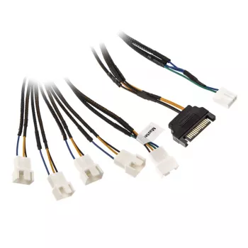 Akasa Flexa FP5S PWM skirstytuvas (5 ventiliatoriams) - Pintas, 45 cm (AK-CBFA07-45)