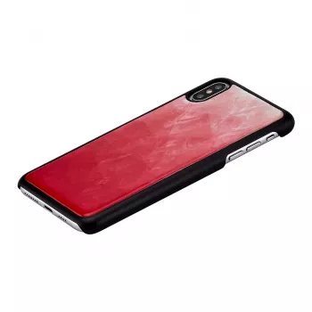 Mobiliojo telefono dėklas iKins, skirtas iPhone XS Max – rožinio ežero su juodais akcentais