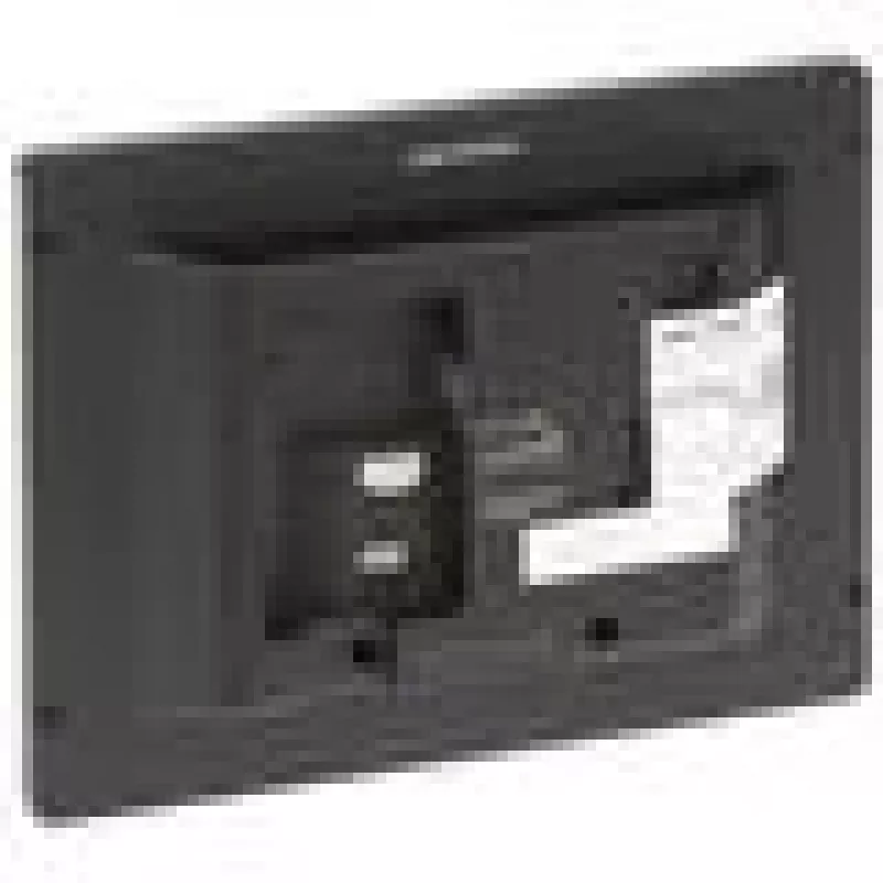 Vizualinis domofonas Hikvision DS-KH8350-TE1 7 colių IPS jutiklinis ekranas, PoE, SIP, MicroSD lizdas, 1024×600, aliumininis korpusas, juodas