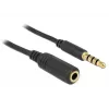 Garso ilginimo laidas DeLOCK 84716 0.5 m 3,5 mm Juodas