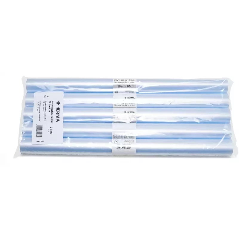 Herma knygų viršelių folija 10m x 40cm skaidri 7386