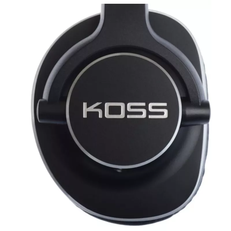 Koss Pro4S laidinės ausinės ant galvos – juodos