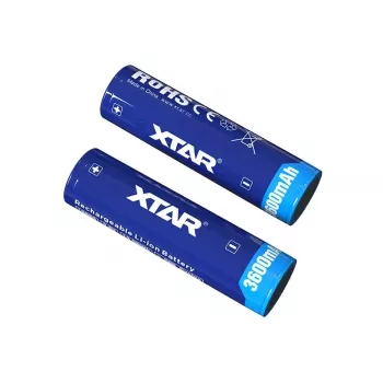 Įkraunama ličio jonų baterija XTAR BAT0669 18650 3.6V 3600mAh, Ø 18,5×68,8 mm