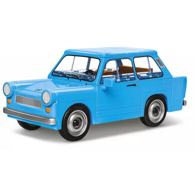 Konstruktorius Cobi Trabant 601 – 72 detalės, miniatiūrinio automobilio modelio rinkinys