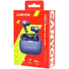 Canyon CNS-TWS10PL Ausinės ir Mikrofonas Tikras Belaidis Stereo (TWS) Į ausis Skambučiai/Muzika/Sportas/Kasdienis naudojimas USB Type-C Bluetooth Violetinė (CNS-TWS10PL)