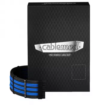 CableMod Dual Set 12V 2x6-pin Corsair RMi/RMx – mėlynas pintas maitinimo laidų rinkinys