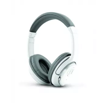 Esperanza Libero belaidis ausinių lankelis su Bluetooth, muzika, pilka/balta